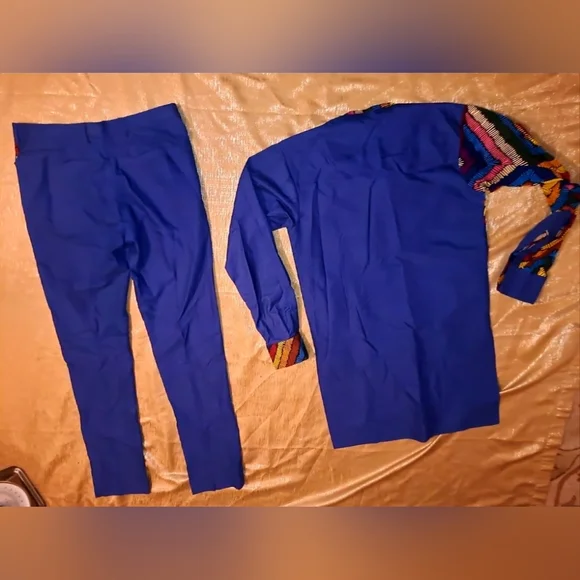 African Traditional, Casual, Trendy Party Suit for Men Size Small